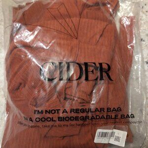 Cider Corduroy Wide Leg Jumpsuit - Orange